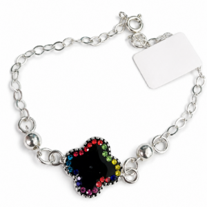Pulsera con adorno negro